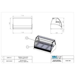 BI HE 110C_vitrina calda_schita